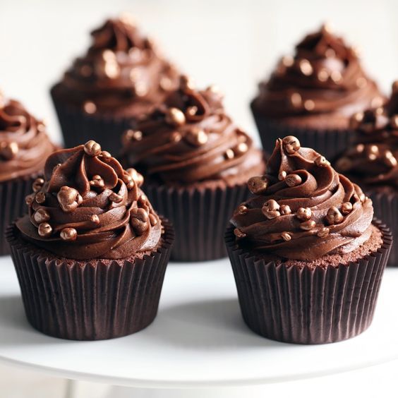 Quad Chocolate Cupcake