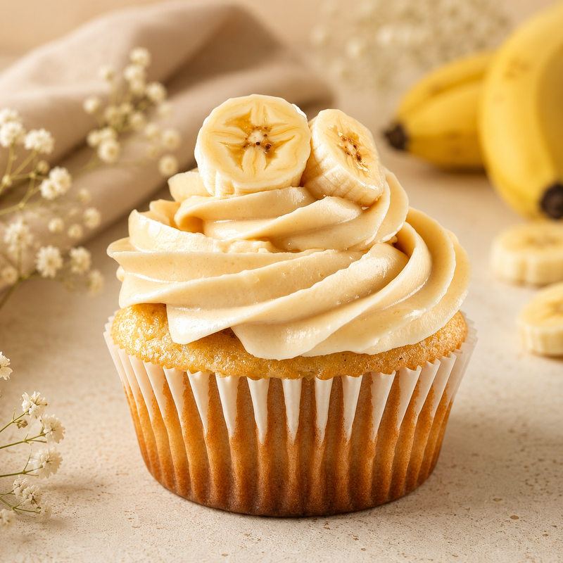 Banana Choc Chip Cupcakes