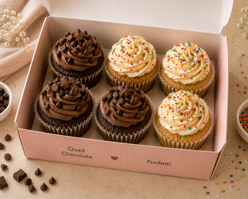 Quad Chocolate & Funfetti Mix & Match Box